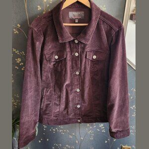 Plus-size Brown Corduroy Trucker Jacket, Torrid, 3x